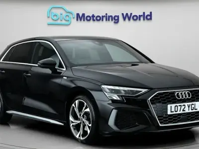 Used Audi A3 Sportback S-Line 150 HP (110 kW) 2022 Black Hatchback