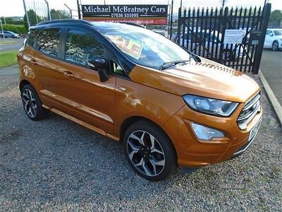 Orange Used 2018 Ford Ecosport ST-Line SUV | £7,990 (Fair price)