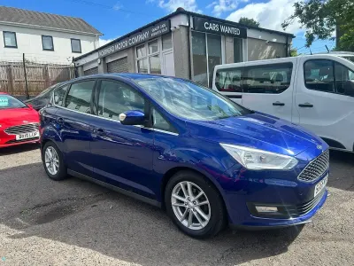 Used Ford C-MAX Zetec 120 HP (88 kW) 2015 Blue MPV