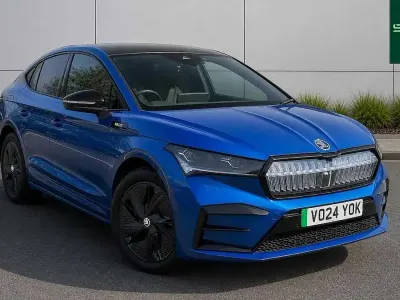 Used Skoda Enyaq iV vRS 245 kW (334 HP) 2024 Race blue metallic SUV