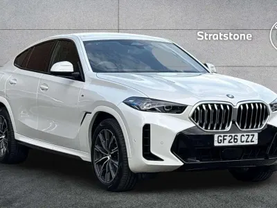 New BMW X6 M Sport 347 HP (255 kW) 2026 White SUV