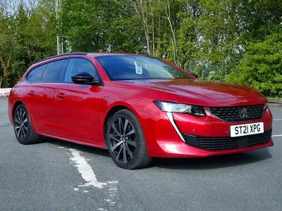 Second-hand Peugeot 508 SW GT-line 160 CP (117 kW) 2021 Roșu Break