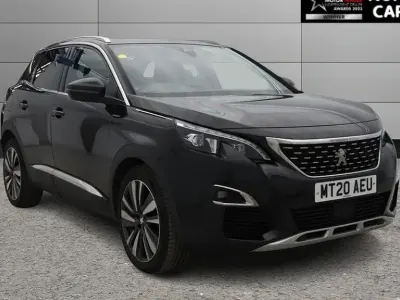 Begagnad Peugeot 3008 Premium 130 HK (95 kW) 2020 Svart SUV