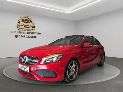 Used Mercedes A200 AMG Line Premium Plus 136 HP (100 kW) 2017 Red Hatchback