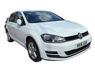 Used VW Golf VII Edition 110 HP (80 kW) 2016 White Hatchback
