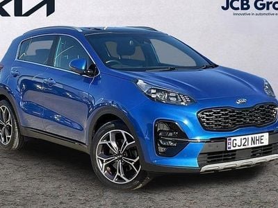 Used Kia Sportage GT-Line S 136 HP (100 kW) 2021 Blue SUV