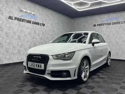 Used Audi A1 Sportback S-Line 105 HP (77 kW) 2012 White Hatchback
