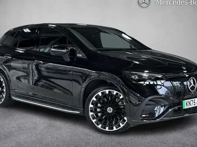 Used Mercedes EQE350 AMG line 214 kW (292 HP) 2024 Black SUV