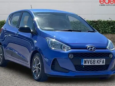 Used Hyundai i10 GO! 67 HP (49 kW) 2018 Blue Hatchback