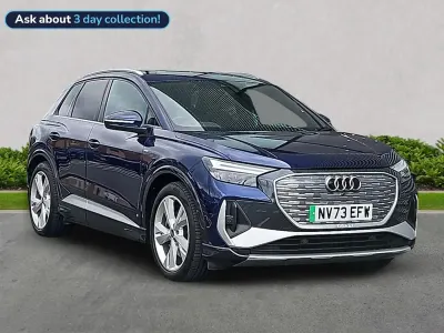 Used Audi Q4 e-tron S-Line 150 kW (204 HP) 2023 Blue SUV