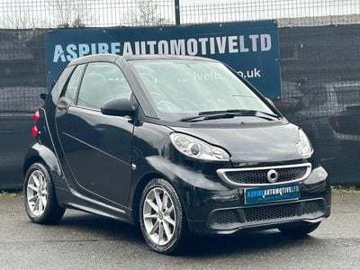 Used Smart ForTwo Cabrio Passion 71 HP (52 kW) 2013 Black Cabriolet