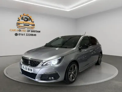 Used Peugeot 308 GT-line 130 HP (95 kW) 2018 Grey Hatchback