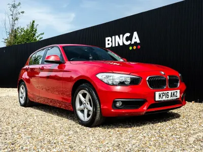 Used BMW 118 Impressive 136 HP (100 kW) 2016 Red Hatchback