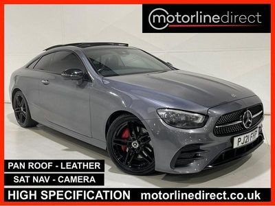 Begagnad Mercedes E220 AMG line 194 HK (142 kW) 2021 Grå Sportkupé