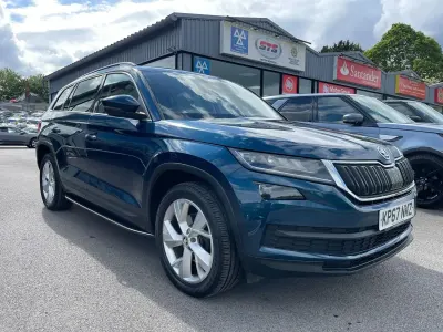 Używany Skoda Kodiaq SE L 150 KM (110 kW) 2017 Niebieski SUV
