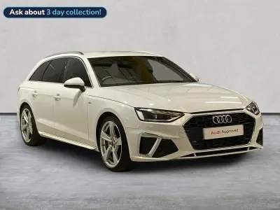Used Audi A4 S-Line 204 HP (150 kW) 2024 White Estate