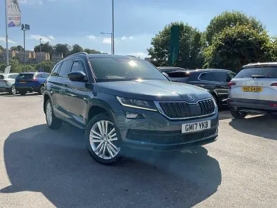 Used Skoda Kodiaq 150 HP (110 kW) 2017 Quartz grey metallic SUV