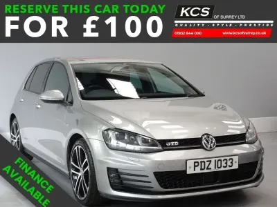 Used VW Golf VII GTD 184 HP (135 kW) 2017 Silver Hatchback