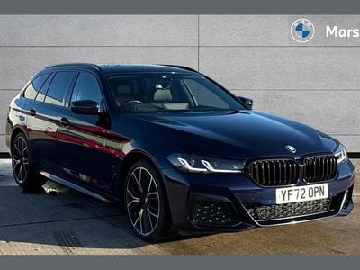 Blue Used 2022 BMW 530 M Sport Estate | £41,491