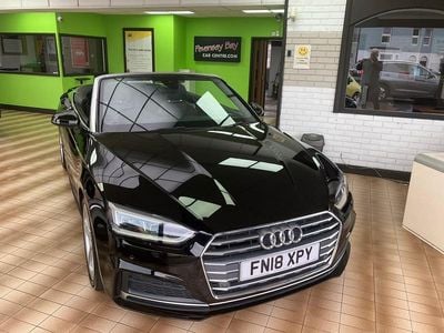 Used Audi A5 Cabriolet S-Line 2018 Black Cabriolet
