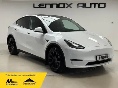 Used Tesla Model Y Long Range AWD 85 kW (116 HP) 2023 White SUV