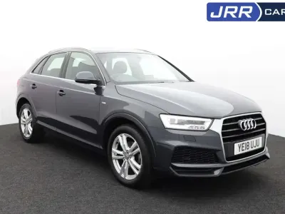 Begagnad Audi Q3 S-Line 150 HK (110 kW) 2018 Grå SUV