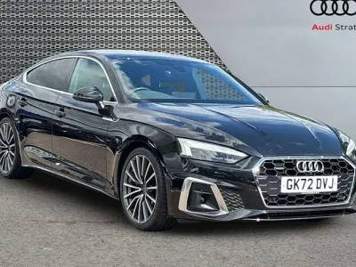 Used Audi A5 Sportback S-Line 204 HP (150 kW) 2022 Black Hatchback
