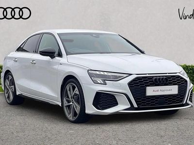 Used Audi A3 Black Edition 147 HP (108 kW) 2024 White Sedan