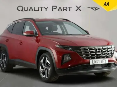 Usado Hyundai Tucson Premium 230 CV (169 kW) 2021 Rojo SUV
