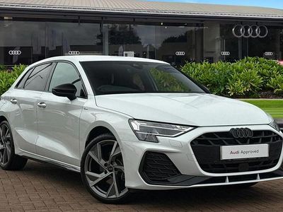 Used Audi A3 Black Edition 147 HP (108 kW) 2025 White Hatchback