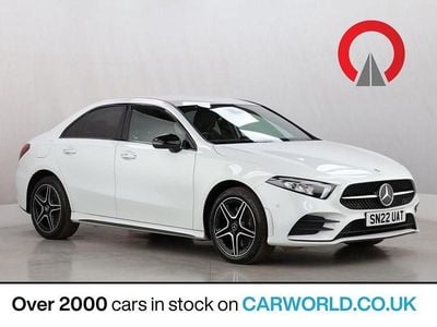 White Used 2022 Mercedes A250 AMG Line Premium Sedan | £20,681 (Fair price)