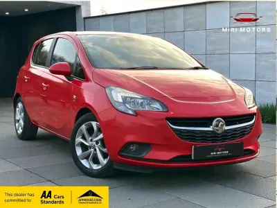 Used Vauxhall Corsa 90 HP (66 kW) 2016 Red Hatchback