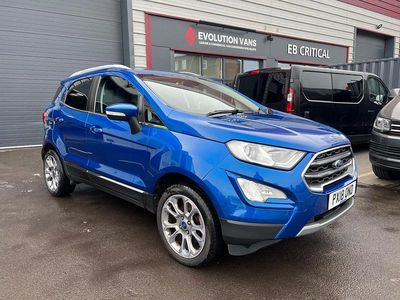 Used Ford Ecosport Titanium 125 HP (91 kW) 2018 Blue SUV