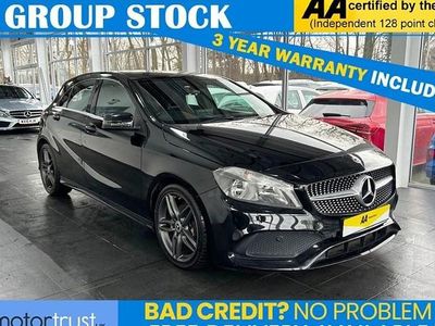 Used Mercedes A200 AMG line 136 HP (100 kW) 2017 Black Hatchback