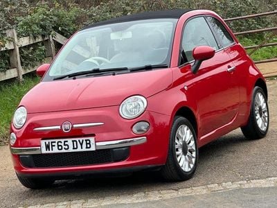 Used Fiat 500C Pop Star 69 HP (50 kW) 2015 Red Cabriolet