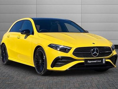 Used Mercedes A200 Exclusive 163 HP (119 kW) 2023 Sun yellow Hatchback