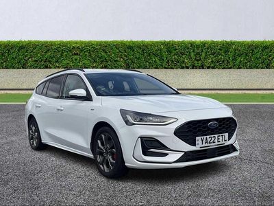 White Used 2022 Ford Focus ST-Line Estate | £15,660 (Fair price)