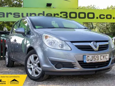 Used Vauxhall Corsa Active 78 HP (57 kW) 2009 Silver Hatchback
