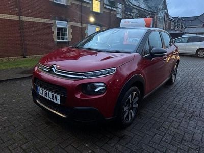 Used Citroën C3 Feel 82 HP (60 kW) 2018 Red Hatchback