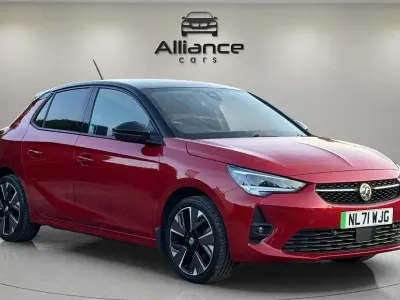 Used Vauxhall Corsa-e SRi 100 kW (136 HP) 2021 Red Hatchback
