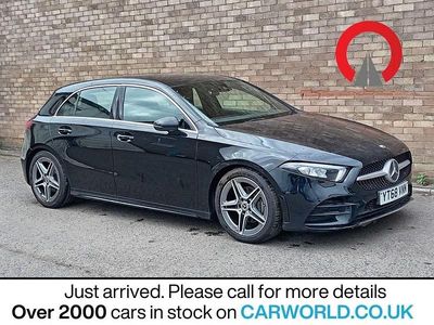 Used Mercedes A200 AMG line 163 HP (119 kW) 2018 Black Hatchback