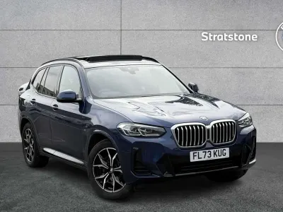 Begagnad BMW X3 M Sport 181 HK (133 kW) 2023 Blå SUV