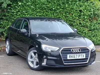 Used Audi A3 Sport 115 HP (84 kW) 2017 Black Hatchback