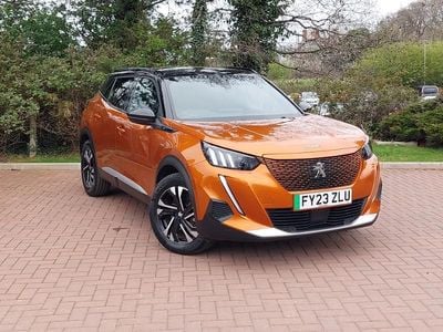 Used Peugeot e-2008 GTi 100 kW (136 HP) 2023 Orange SUV