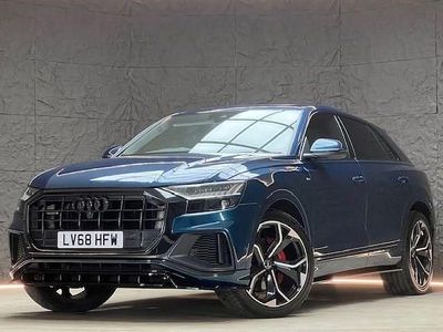 Used Audi Q8 S-Line 286 HP (210 kW) 2018 Blue SUV
