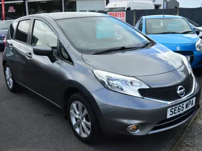 Begagnad Nissan Note Acenta 98 HK (72 kW) 2016 Grå Halvkombi