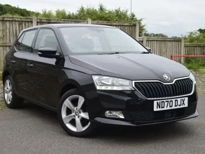 Used Skoda Fabia SE L 95 HP (69 kW) 2020 Black Hatchback