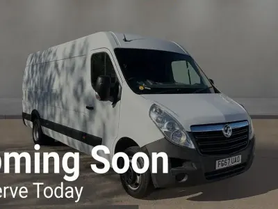 Begagnad Vauxhall Movano 125 HK (91 kW) 2017 Vit Minibuss