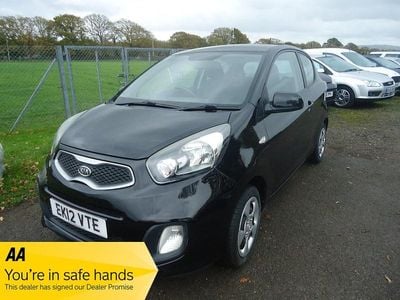 Black Used 2012 Kia Picanto Air Hatchback | £2,495 (Fair price)
