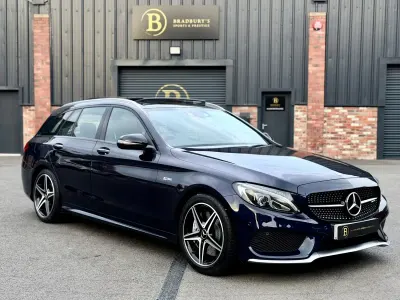 Used Mercedes C43 AMG AMG 361 HP (265 kW) 2016 Blue Estate